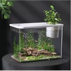 Transparant Aquarium met Deksel – Vissentank en Schildpad, Dieren en Toebehoren, Vissen | Aquaria en Toebehoren, Verzenden, Nieuw