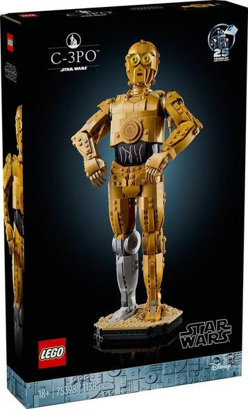 LEGO Star Wars - C-3PO Decoratie Bouwpakket met Droid Figuur, Verzenden, Nieuw