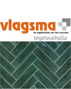 Groene handvormtegels opal emerald | 7,5x30 bricks glans, Verzenden, Nieuw, Minder dan 20 cm, 20 tot 40 cm