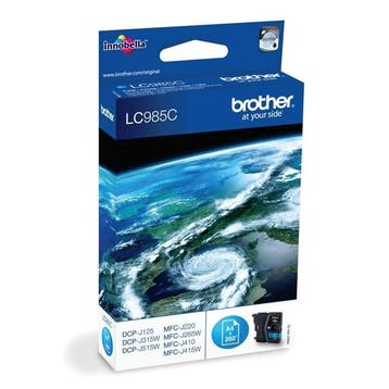 Brother LC-985C inktcartridge cyaan (origineel), Verzenden, Nieuw, Cartridge, Brother