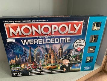 HASBRO - Monopoly Here & Now Wereldeditie Bordspel -