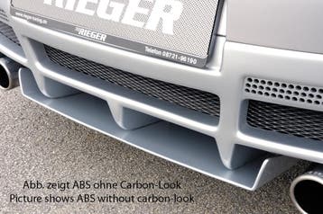 Rieger diffuser | Golf 5 - 3-drs., 5-drs. | stuk carbonlook, Auto-onderdelen, Carrosserie en Plaatwerk, Verzenden, Nieuw, Volkswagen