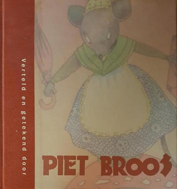 Verteld en getekend door Piet Broos - H.E. Broring, Verzenden, Zo goed als nieuw, H.E. Broring