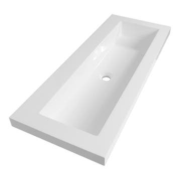 Brauer Spring Wastafel Ondiep - 100 cm - met 1 Spoelbak en 0, Ophalen of Verzenden, Nieuw
