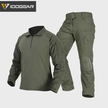IDOGEAR G4 Tactisch Uniform Shirt & Broek met Kniebeschermer, Verzenden