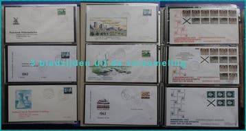 Nederland 1962/1985 - Betere verzameling FDCs, W-enveloppen, Gestempeld