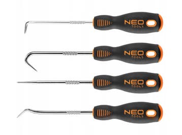 Set met gereedschaps haken - 150mm - 4 delig, Ophalen of Verzenden, Nieuw