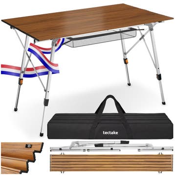 Aluminium klaptafel Bastian, in hoogte verstelbaar, Verzenden, Nieuw