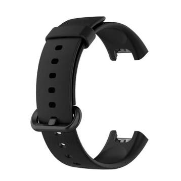 Siliconen bandje Xiaomi Mi Watch Lite zwart, Verzenden, Nieuw