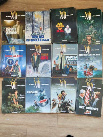 XIII strips - Dertien stripboeken - Van Hamme, William Vance, Complete serie of reeks, Verzenden, Gelezen
