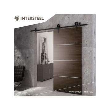 Intersteel Schuifdeursysteem Modern - mat zwart, Verzenden, Nieuw