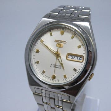 Seiko - Seiko 5 Automatic Day-Date - Zonder minimumprijs -