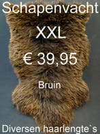BRUIN Schapenvacht XL schapenvel schapenhuid € 39,95, Ophalen of Verzenden, Nieuw