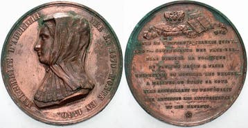 Brons medaille ohne Jahr Belgie Stadt, Postzegels en Munten, Penningen en Medailles, Verzenden