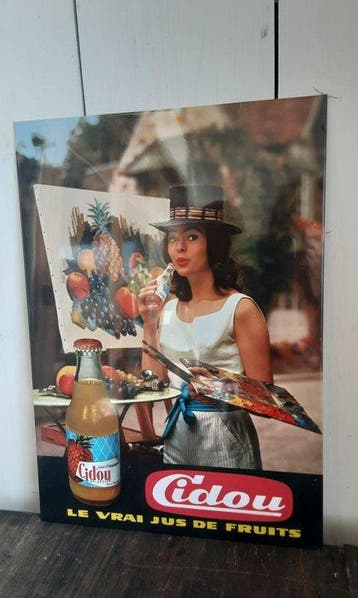 Cidou - Reclamebord - Metaal, Antiek en Kunst