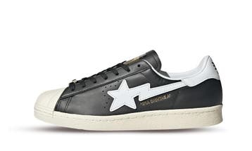 adidas Superstar 80s Bape Black White Gold (2022), Nieuw