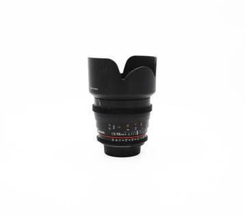 Samyang T1.5/50mm AS UMC Cine lens Nikon (occ_2130), Ophalen of Verzenden, Gebruikt, Samyang