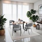 Eetkamerstoel Bedano, gestoffeerd, geweven stof, 150 kg - gr, Huis en Inrichting, Stoelen, Verzenden, Nieuw