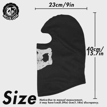 Ademende Skull Balaclava Muts - Full Face Motorfiets Masker, Verzenden, Nieuw