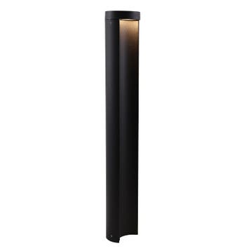Moderne buitenlamp zwart, Moreno, 6W, 3000K LED, IP54, Ophalen of Verzenden, Nieuw, Glas, Staande lamp