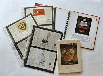 Themacollectie - 65 wijnetiketten en twee boeken