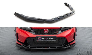 Voorspoiler V.3 Honda Civic Type-R Maxton Glans Zwart, Ophalen of Verzenden, Nieuw