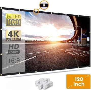 Vizual Projectiescherm - 120 inch (304cm) - 16:9 - Beamer, Ophalen of Verzenden, Zo goed als nieuw