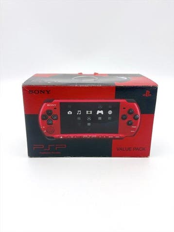 Sony - #2134.Sony PSP-3000 Red/Black Value Pack PlayStation, Nieuw