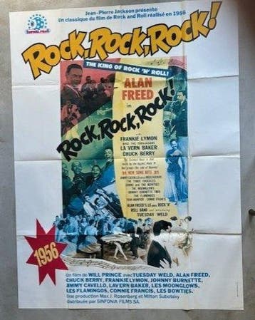 rock n roll affiche 1980 repro orig 1956 - autre - Rock,, Verzamelen, Nieuw