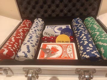 Bordspel - Set de poker - aluminium