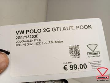 VW Polo 2G GTI Aut. Pook Pookhoes 2G1713203E, Ophalen, Gebruikt, Volkswagen