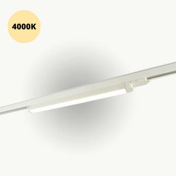 LED TL Linear 60cm Wit - 3-fase - 15W - 4000K, Nieuw