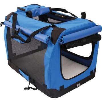 M-Pets Flow Crate - S - 51 x 33 x 33 cm - Blauw, Verzenden, Nieuw
