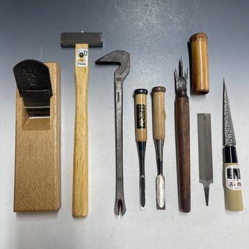 Starting set of 8 Japanese Woodworking Tools |