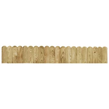 vidaXL Gazonrand 120 cm geïmpregneerd grenenhout groen, Verzenden, Nieuw