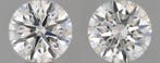 Zonder minimumprijs - 2 pcs Diamant (Natuurlijk) - 0.80 ct -, Nieuw