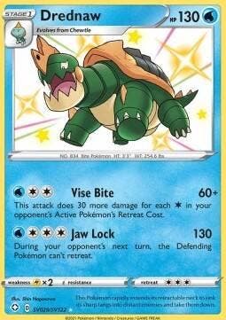 Drednaw sv029/sv122 shining fates-baby shiny, Hobby en Vrije tijd, Verzamelkaartspellen | Pokémon, Losse kaart, Nieuw, Foil, Ophalen of Verzenden