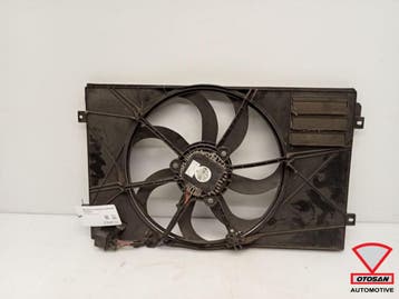 VW Golf 5 6 Passat Koelvin Ventilator 1K0959455EF, Ophalen, Gebruikt, Volkswagen