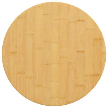 vidaXL Tafelblad Ø 50x2,5 cm bamboe, Huis en Inrichting, Tafels | Eettafels, Verzenden, Nieuw
