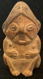 Pre-Columbiaanse cultuur erotisch beeldje - Peru - met
