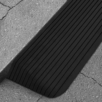 vidaXL Drempelhulpen 2 st 110x41x5 cm rubber, Verzenden, Nieuw