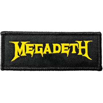 Megadeth - Logo - patch officiële merchandise, Ophalen of Verzenden, Nieuw, Kleding
