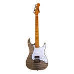 JET JS-450 TBK S-style Elektrische Gitaar HSS Tremolo Flamed, Ophalen of Verzenden, Nieuw