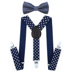 Fako Fashion - Kinder Bretels Met Vlinderstrik - Stippen -, Verzenden, Nieuw