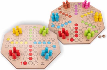 Ludo - Jumbo XL Editie 4-6 spelers (50cm) | Longfield -, Verzenden, Nieuw