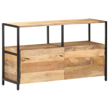 vidaXL Dressoir 110x35x65 cm massief mangohout, Huis en Inrichting, Kasten | Dressoirs, Verzenden, Nieuw, Overige houtsoorten