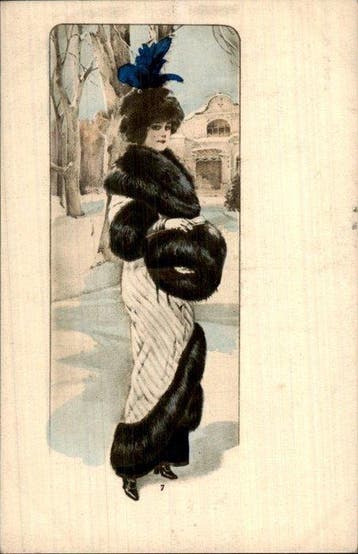 Frankrijk - Fantasie, Illustrator - o.a. Underwood -, Gelopen