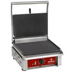 Panini-/Contactgrill | Enkel | 360x240mm (Glad/Geribd) | 3kW, Verzenden, Nieuw in verpakking