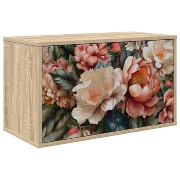 vidaXL Wandgemonteerd tv-meubel BORNE 69 x 33 x 40 cm Sonoma, Minder dan 50 cm, Verzenden, Nieuw, Minder dan 100 cm