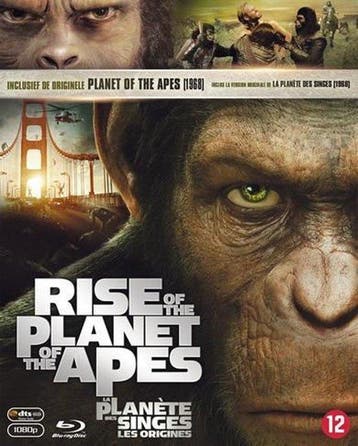 Planet of the apes duopack (blu-ray tweedehands film), Cd's en Dvd's, Blu-ray, Ophalen of Verzenden, Zo goed als nieuw